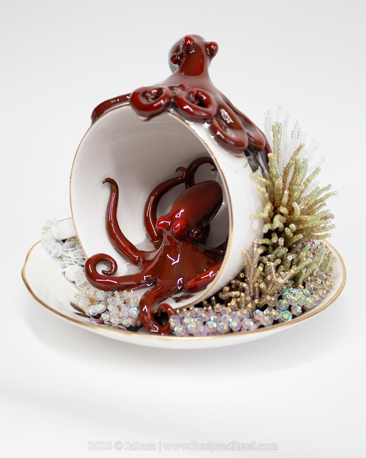 No.15 "Majestic" Sculpted Reef Series - Giant Pacific Octopus Sculpture
