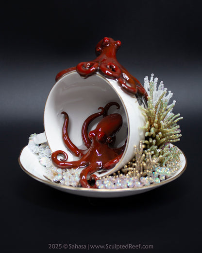 No.15 "Majestic" Sculpted Reef Series - Giant Pacific Octopus Sculpture