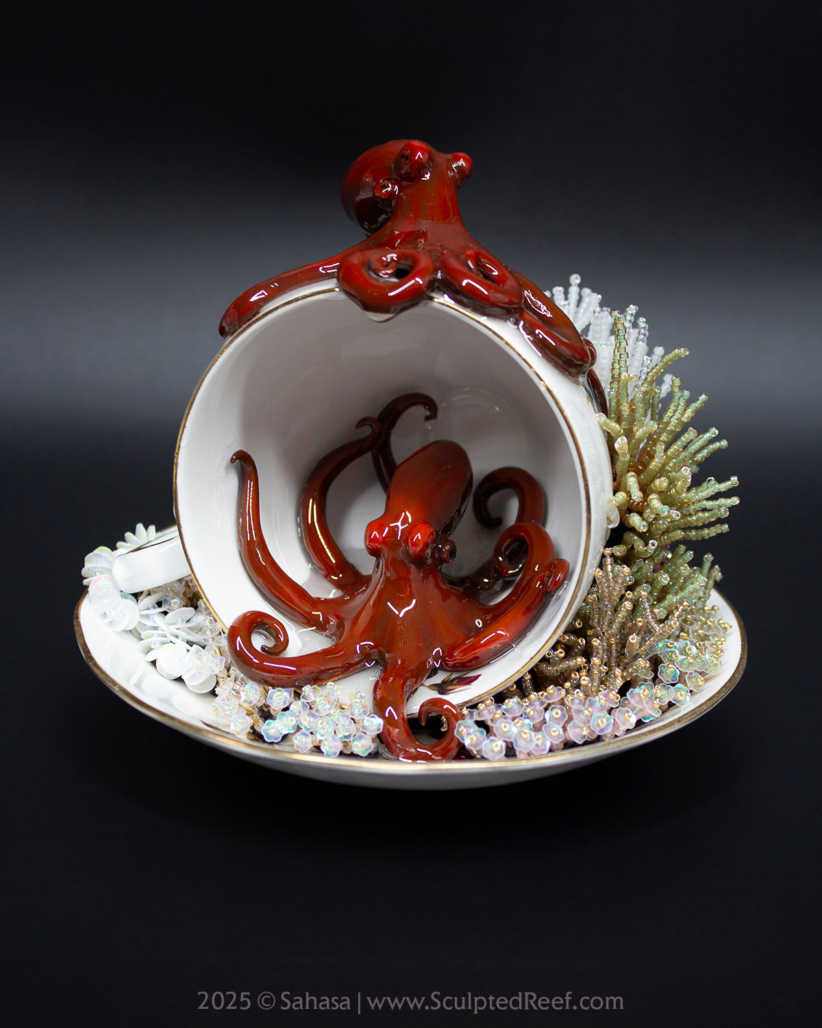 No.15 "Majestic" Sculpted Reef Series - Giant Pacific Octopus Sculpture