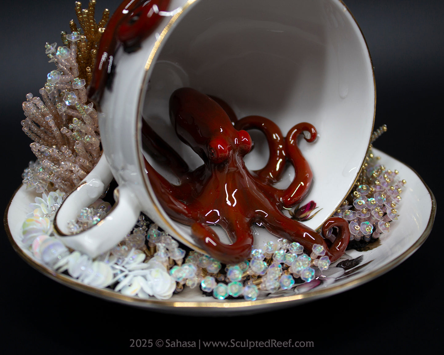 No.15 "Majestic" Sculpted Reef Series - Giant Pacific Octopus Sculpture