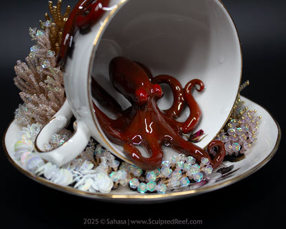 No.15 "Majestic" Sculpted Reef Series - Giant Pacific Octopus Sculpture