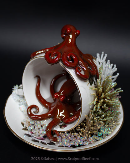 No.15 "Majestic" Sculpted Reef Series - Giant Pacific Octopus Sculpture