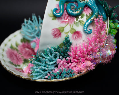No.12 "Reef Dreams VI" Sculpted Reef Series - Caribbean Reef Octopus Sculpture