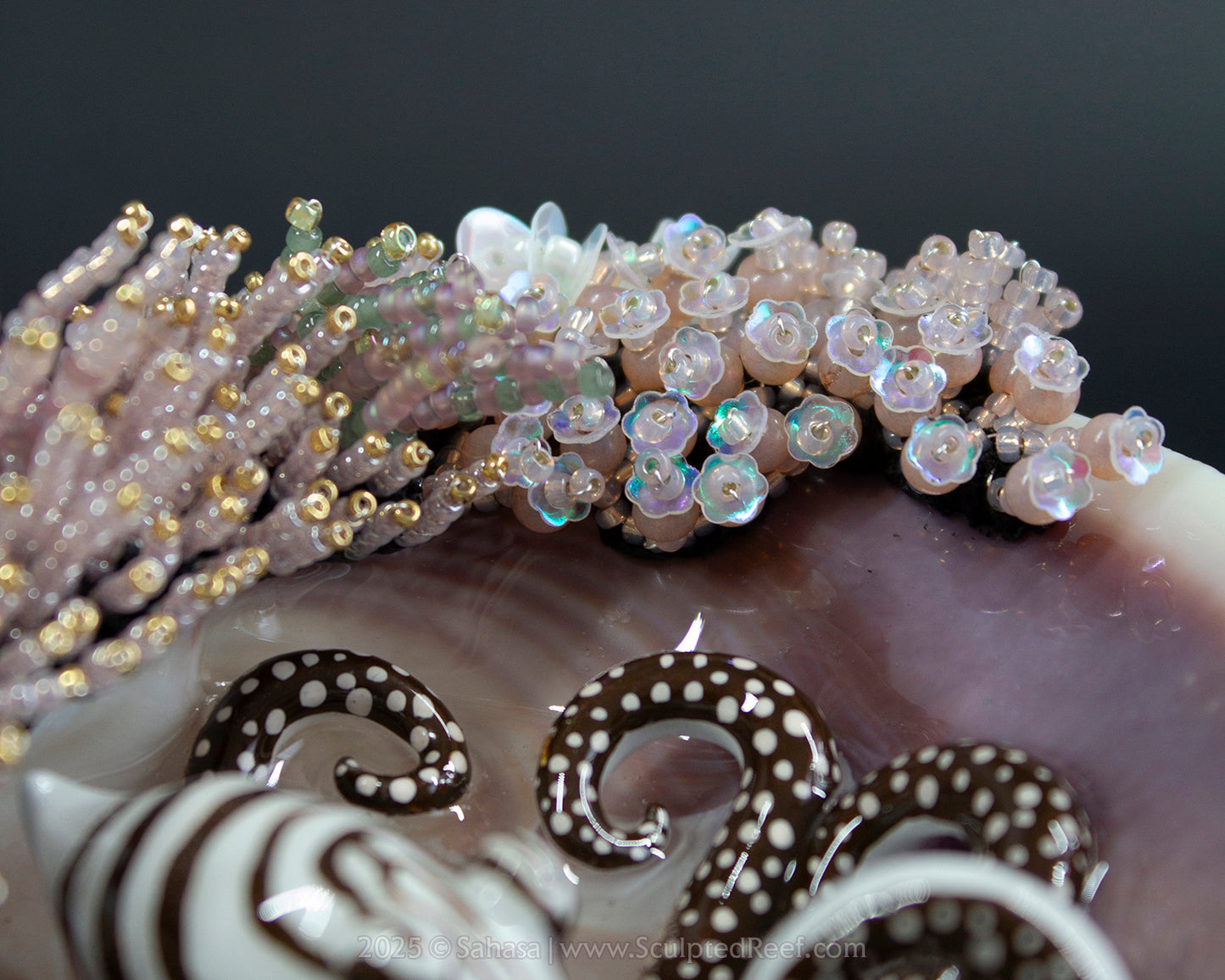 No.16 "Jewel" Sculpted Reef Series - Larger Pacific Striped Octopus Sculpture