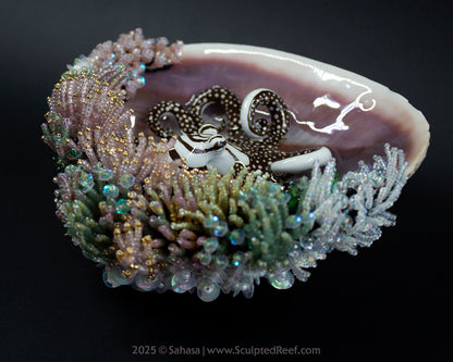 No.16 "Jewel" Sculpted Reef Series - Larger Pacific Striped Octopus Sculpture