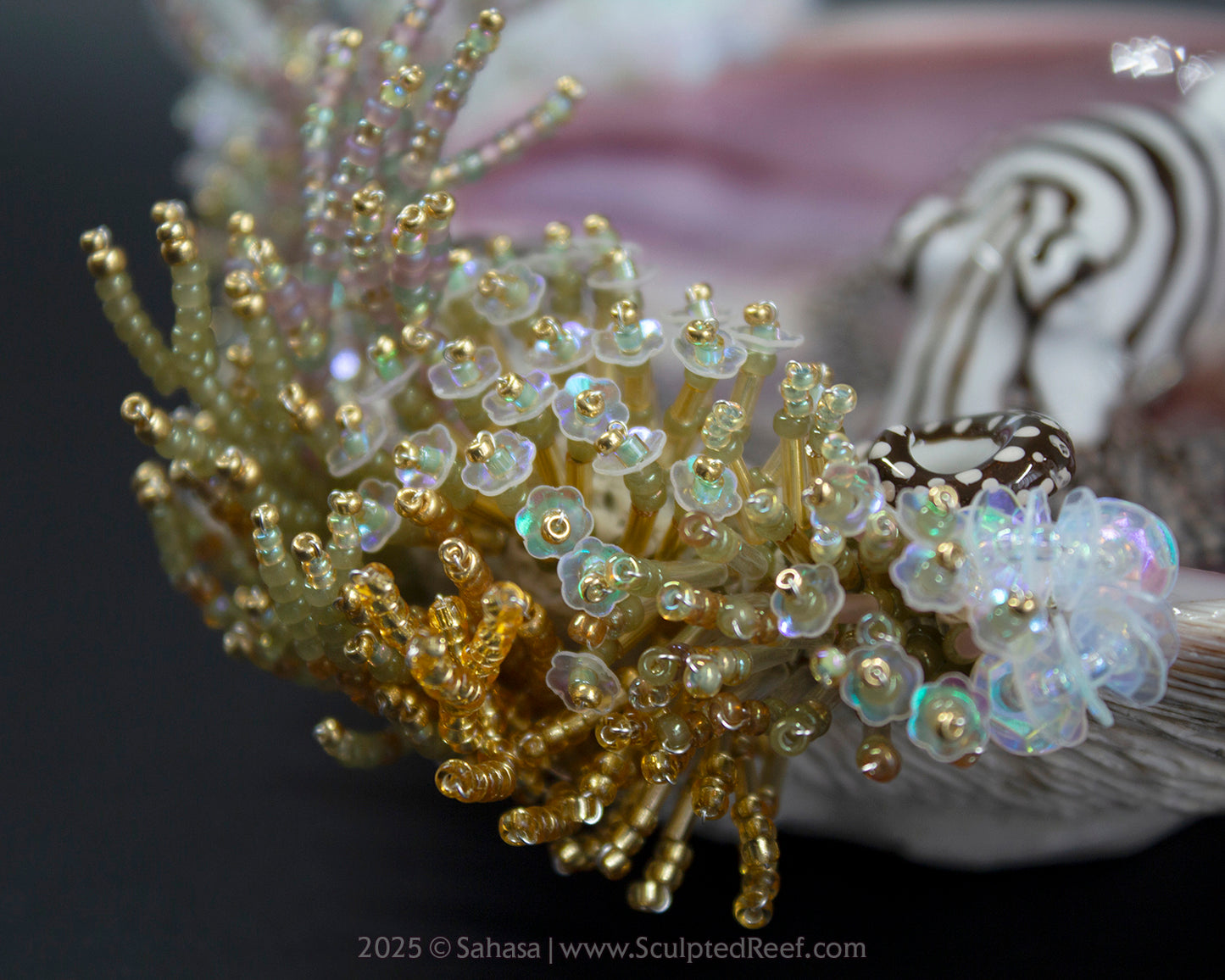 No.13 "Hyakinthos" Sculpted Reef Series - Larger Pacific Striped Octopus Sculpture