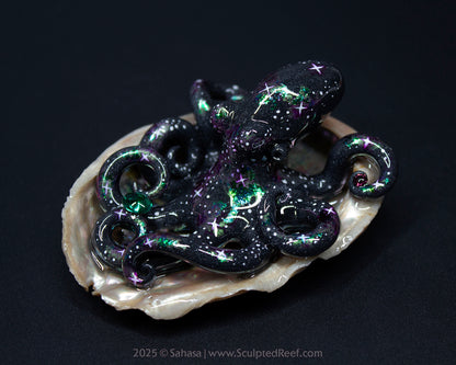 SIDRA - Shelltopus - OOAK Nebula Octopus Sculpture