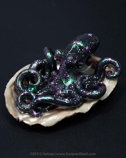 SIDRA - Shelltopus - OOAK Nebula Octopus Sculpture