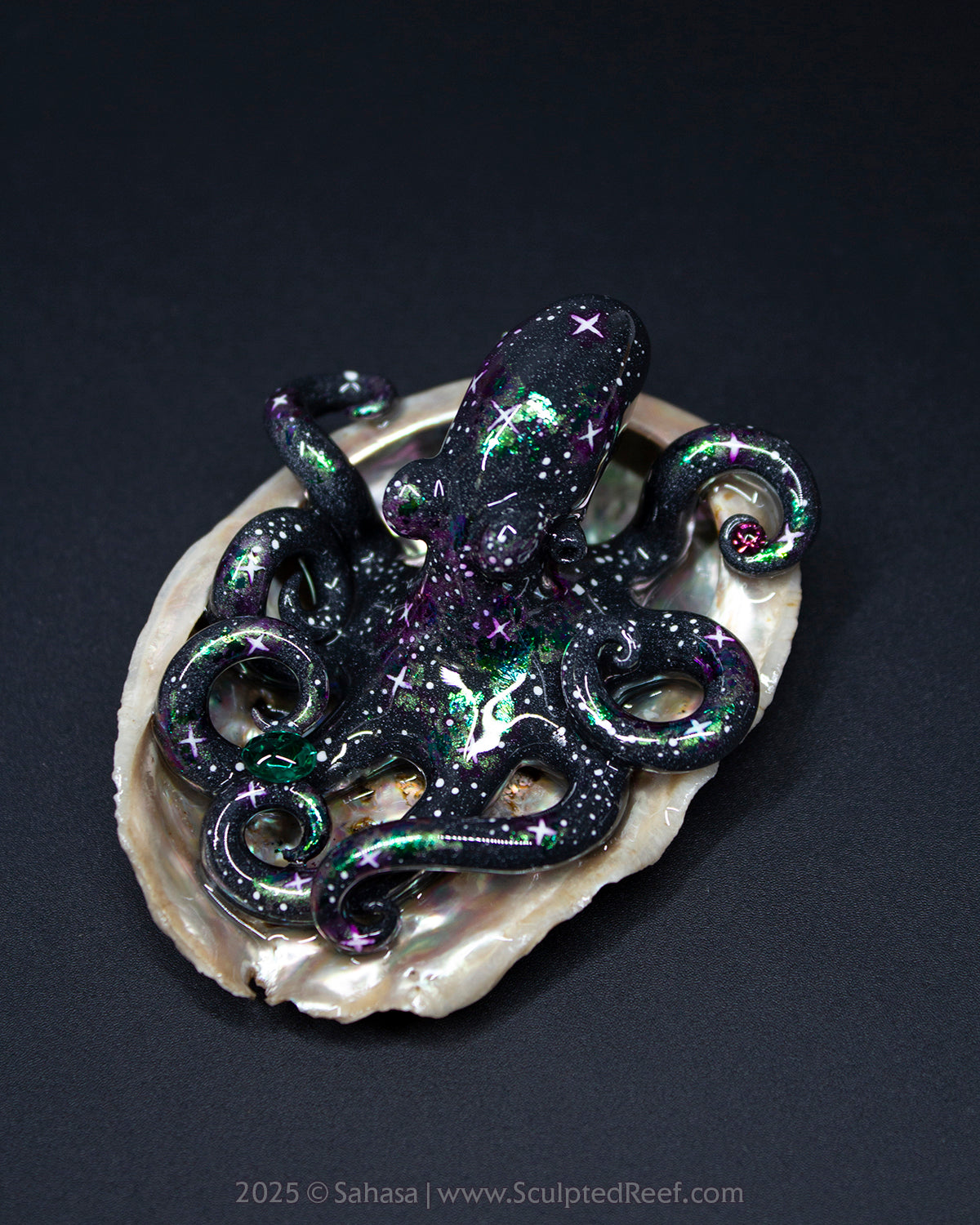 SIDRA - Shelltopus - OOAK Nebula Octopus Sculpture