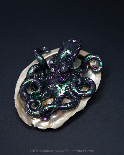 SIDRA - Shelltopus - OOAK Nebula Octopus Sculpture