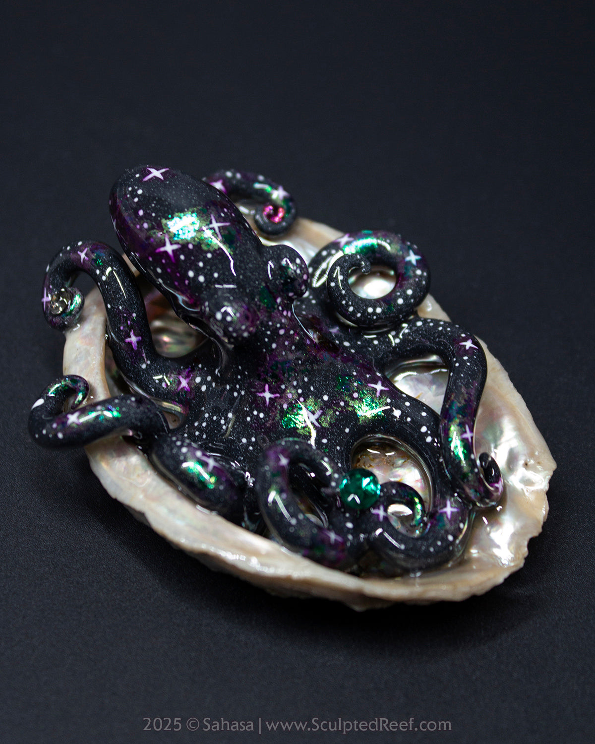 SIDRA - Shelltopus - OOAK Nebula Octopus Sculpture
