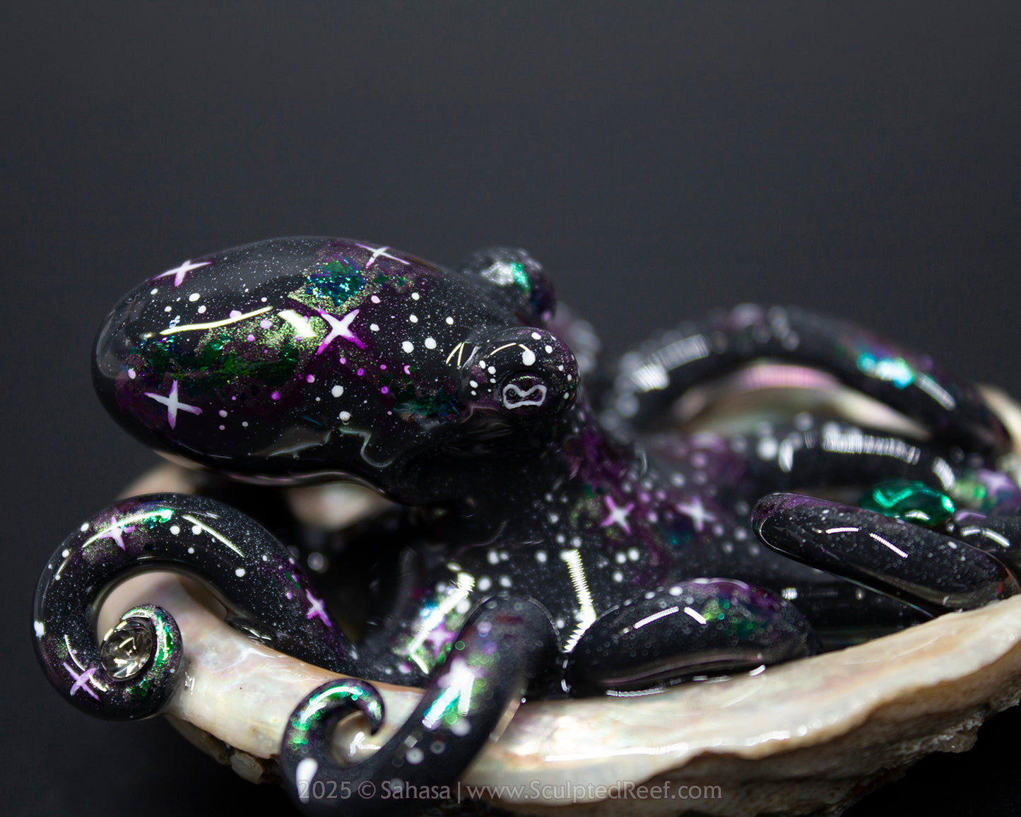 SIDRA - Shelltopus - OOAK Nebula Octopus Sculpture