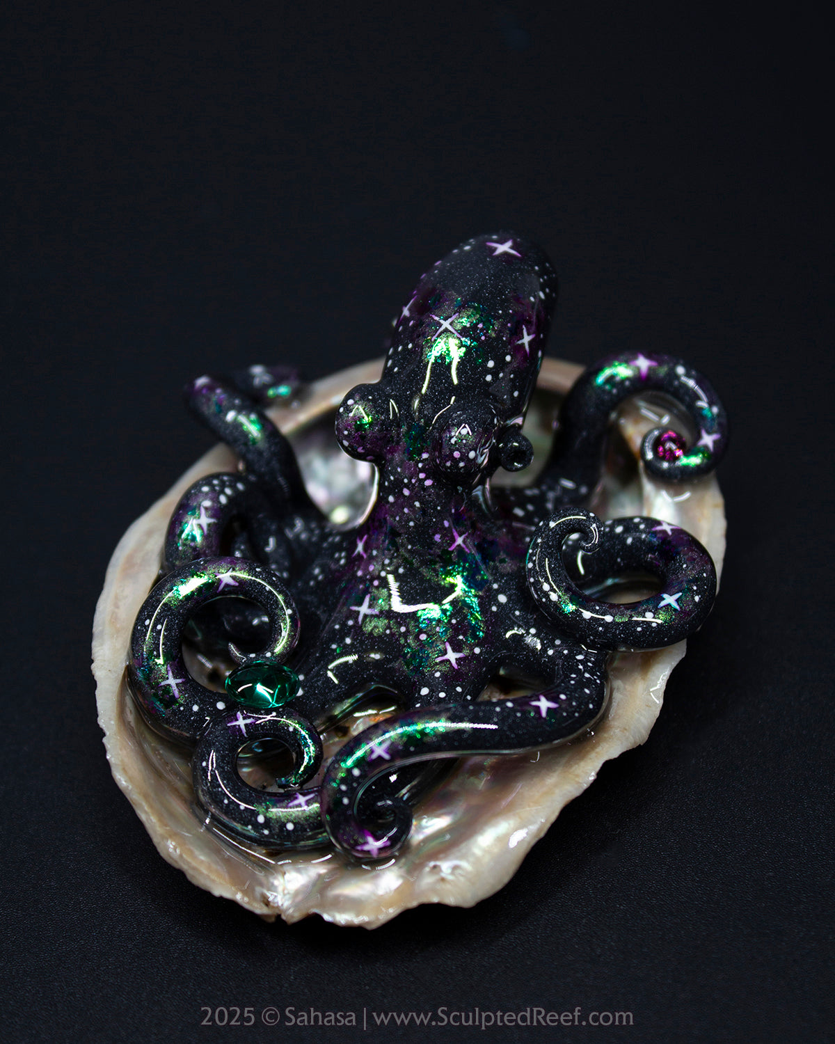 SIDRA - Shelltopus - OOAK Nebula Octopus Sculpture