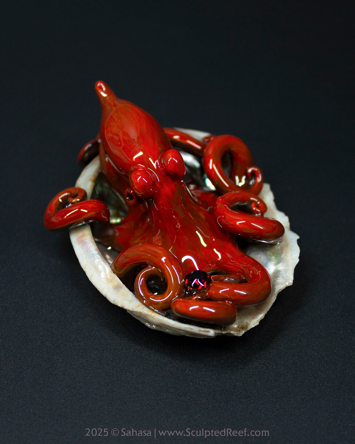 MALEA - Shelltopus - OOAK Giant Pacific Octopus Sculpture