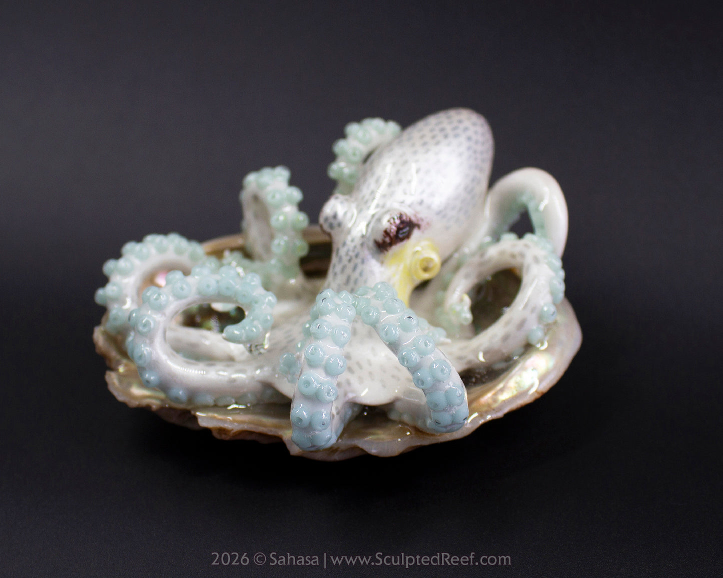 SARIYA - Shelltopus - OOAK Coconut Octopus Sculpture