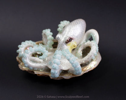 SARIYA - Shelltopus - OOAK Coconut Octopus Sculpture
