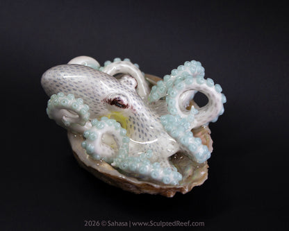 SARIYA - Shelltopus - OOAK Coconut Octopus Sculpture
