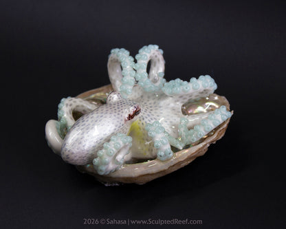 SARIYA - Shelltopus - OOAK Coconut Octopus Sculpture