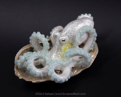 WULAN - Shelltopus - OOAK Coconut Octopus Sculpture