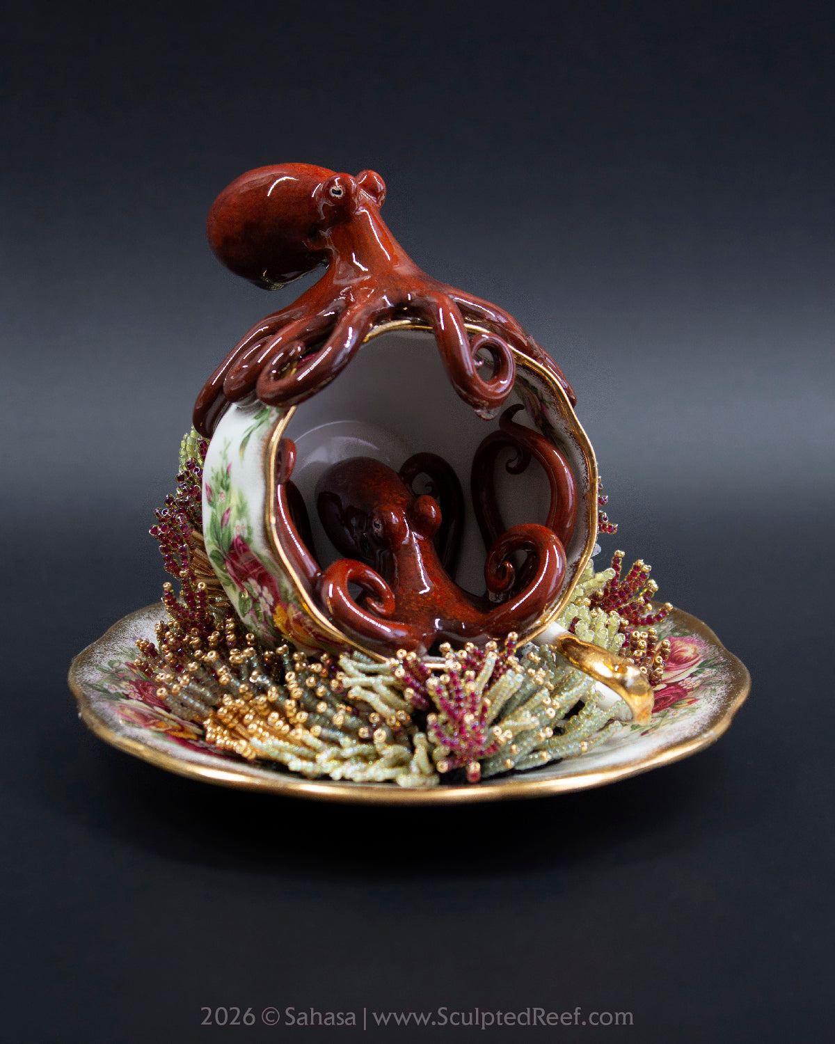 No.20 "Majestic II" Sculpted Reef Series - Giant Pacific Octopus Sculpture