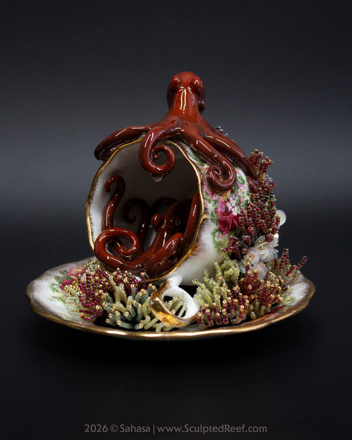 No.20 "Majestic II" Sculpted Reef Series - Giant Pacific Octopus Sculpture