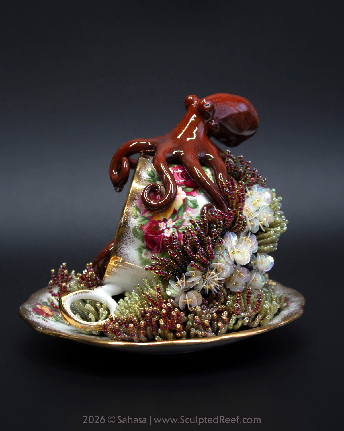No.20 "Majestic II" Sculpted Reef Series - Giant Pacific Octopus Sculpture