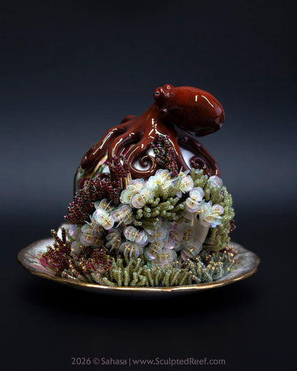 No.20 "Majestic II" Sculpted Reef Series - Giant Pacific Octopus Sculpture