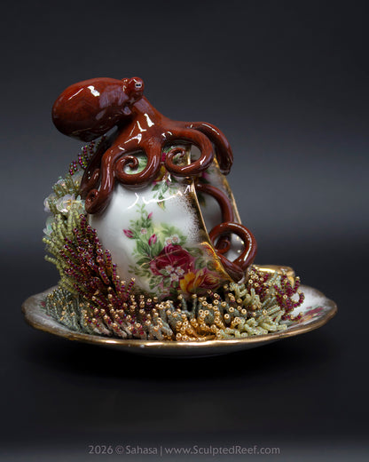 No.20 "Majestic II" Sculpted Reef Series - Giant Pacific Octopus Sculpture