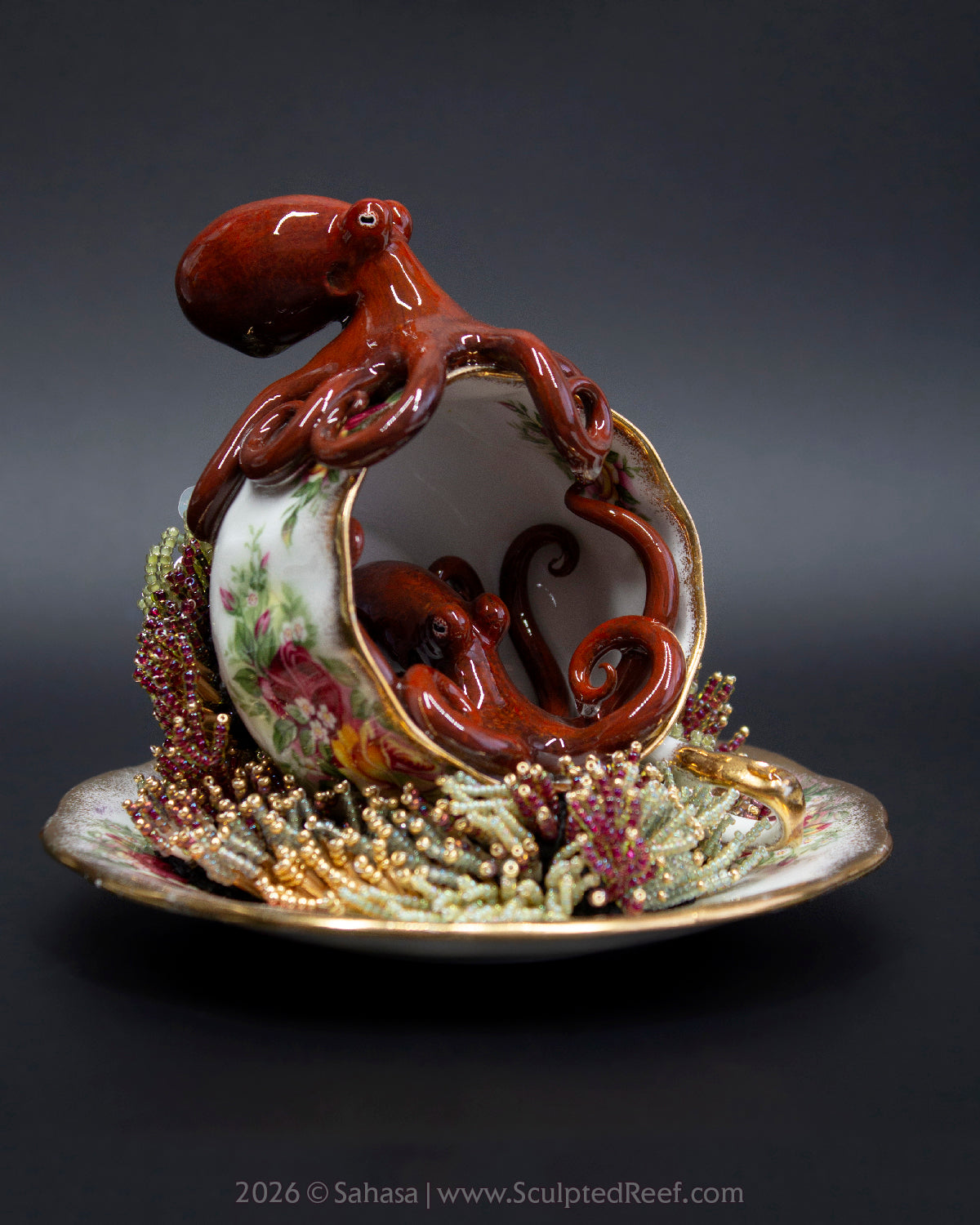 No.20 "Majestic II" Sculpted Reef Series - Giant Pacific Octopus Sculpture
