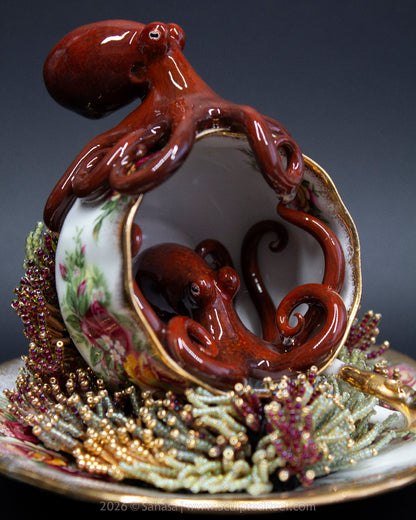 No.20 "Majestic II" Sculpted Reef Series - Giant Pacific Octopus Sculpture