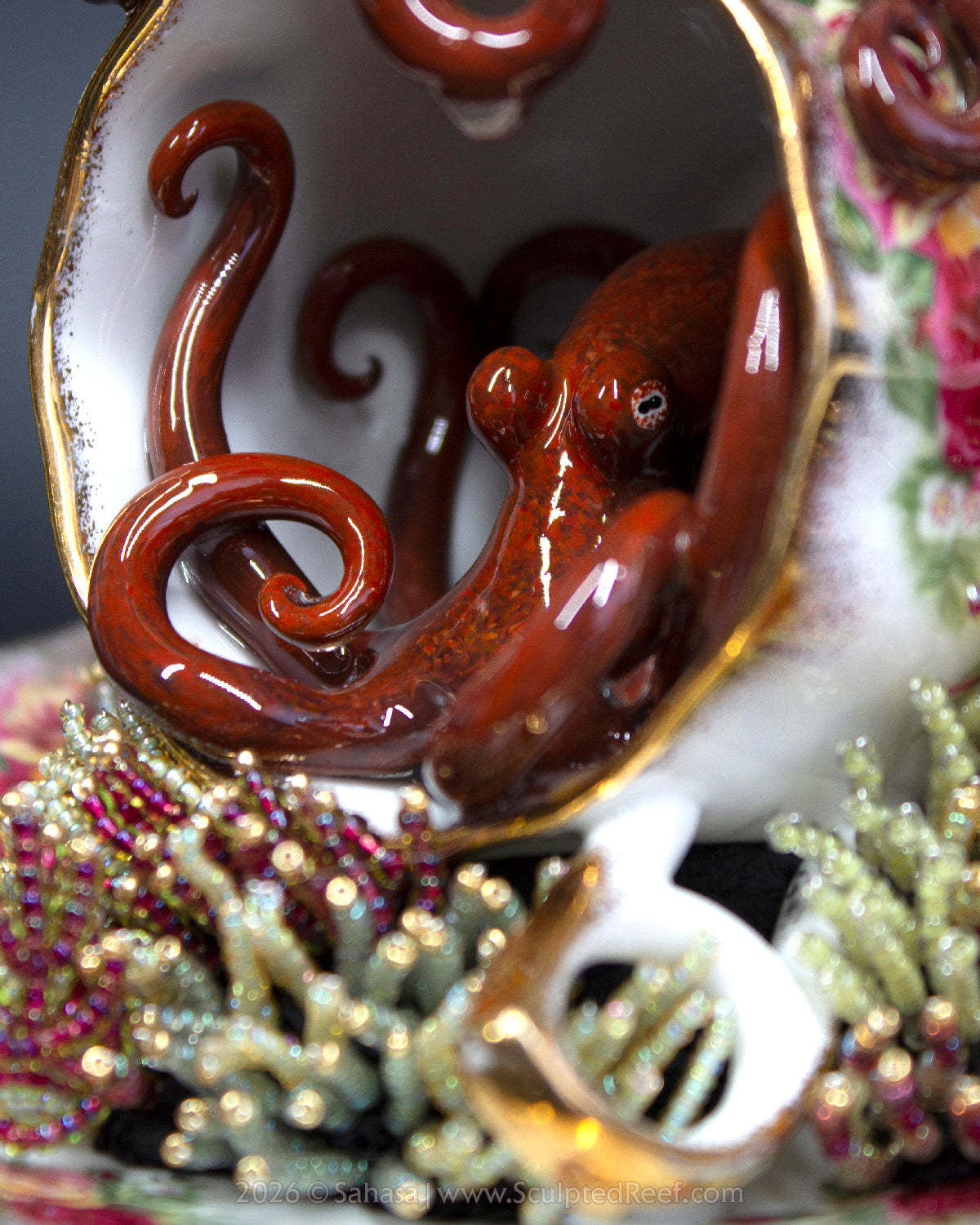 No.20 "Majestic II" Sculpted Reef Series - Giant Pacific Octopus Sculpture
