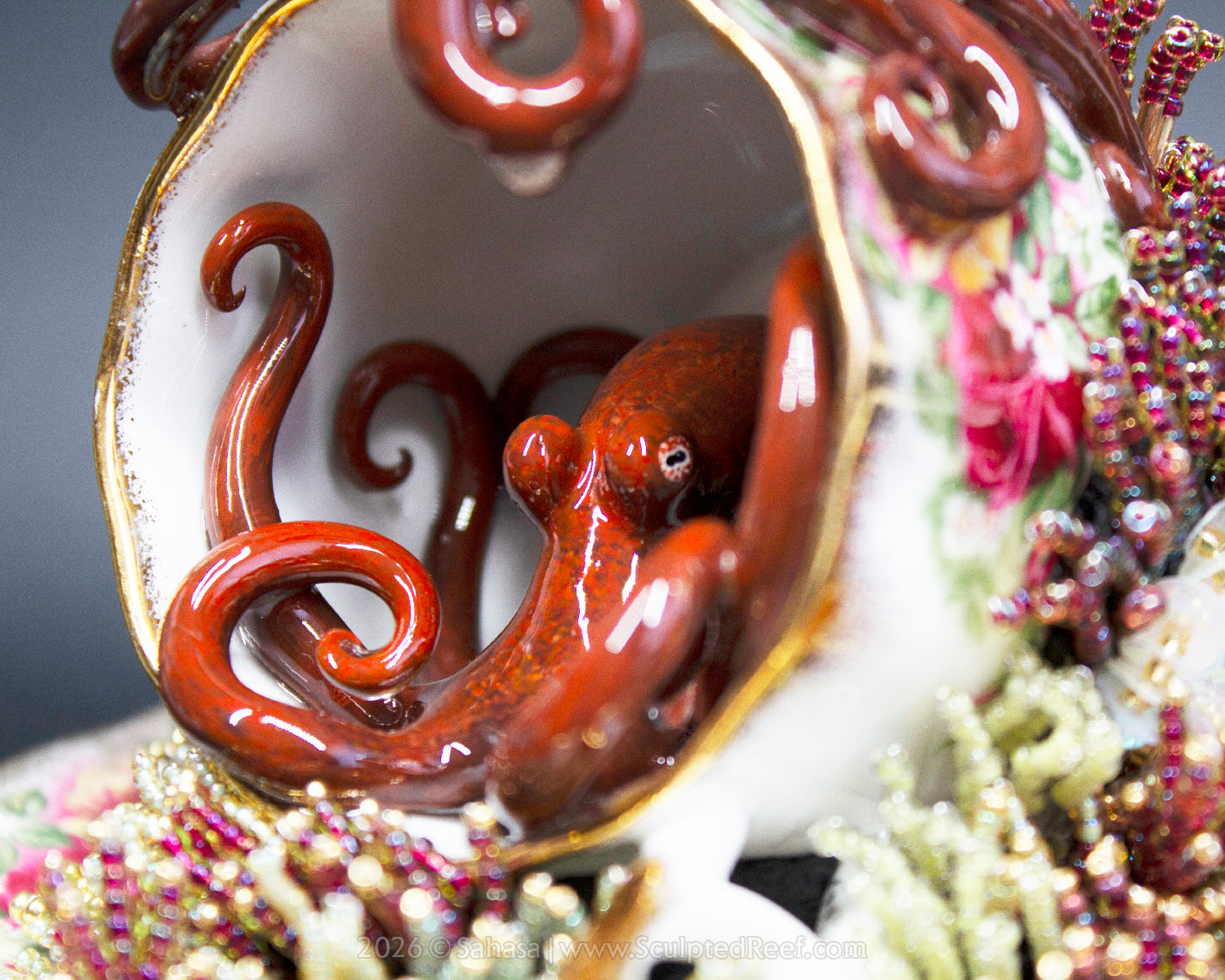 No.20 "Majestic II" Sculpted Reef Series - Giant Pacific Octopus Sculpture