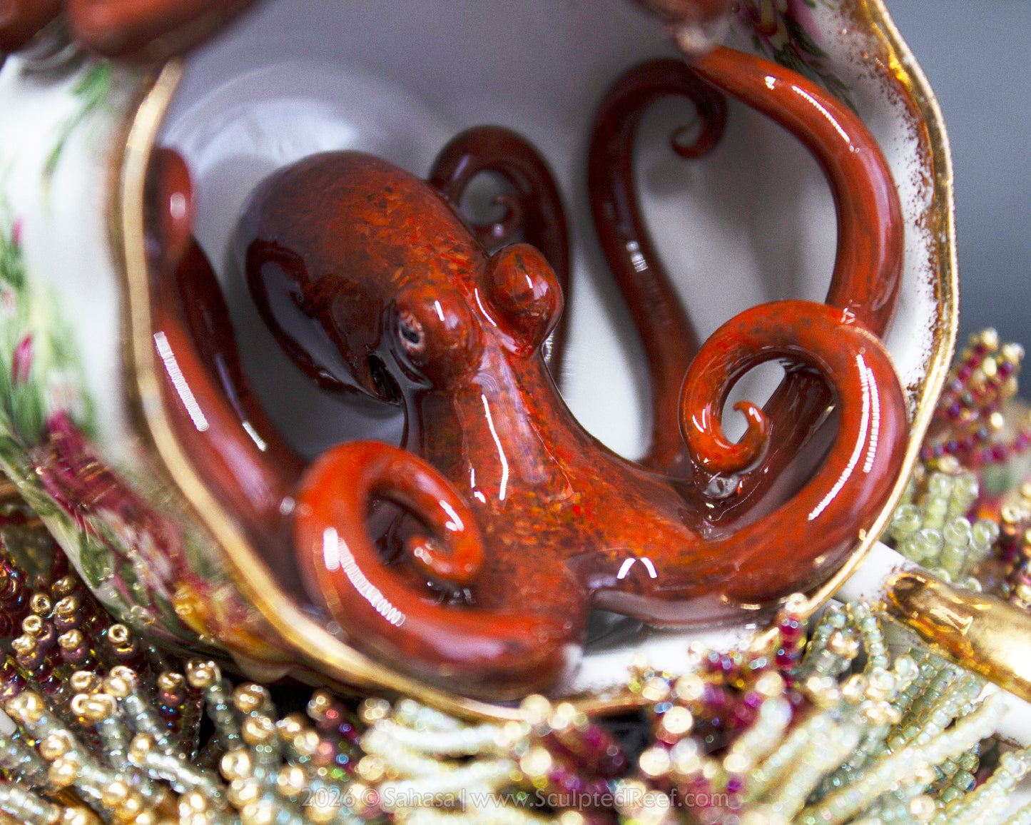 No.20 "Majestic II" Sculpted Reef Series - Giant Pacific Octopus Sculpture