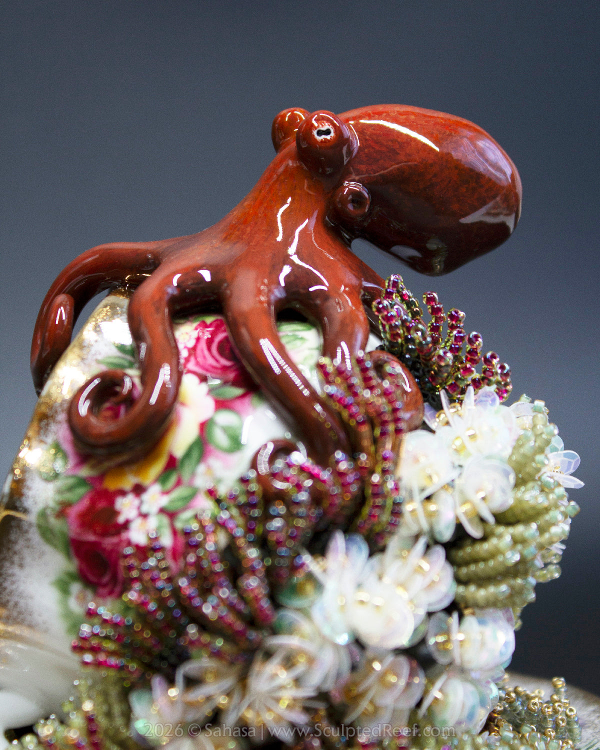 No.20 "Majestic II" Sculpted Reef Series - Giant Pacific Octopus Sculpture