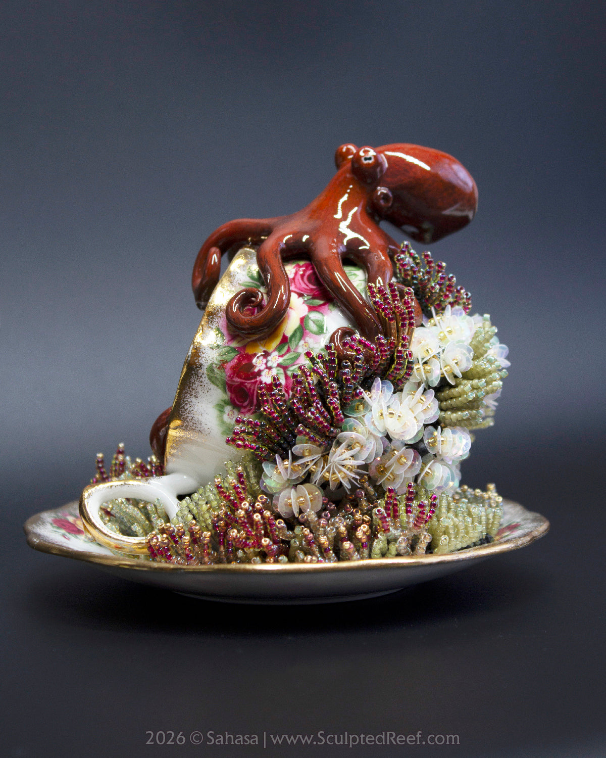 No.20 "Majestic II" Sculpted Reef Series - Giant Pacific Octopus Sculpture