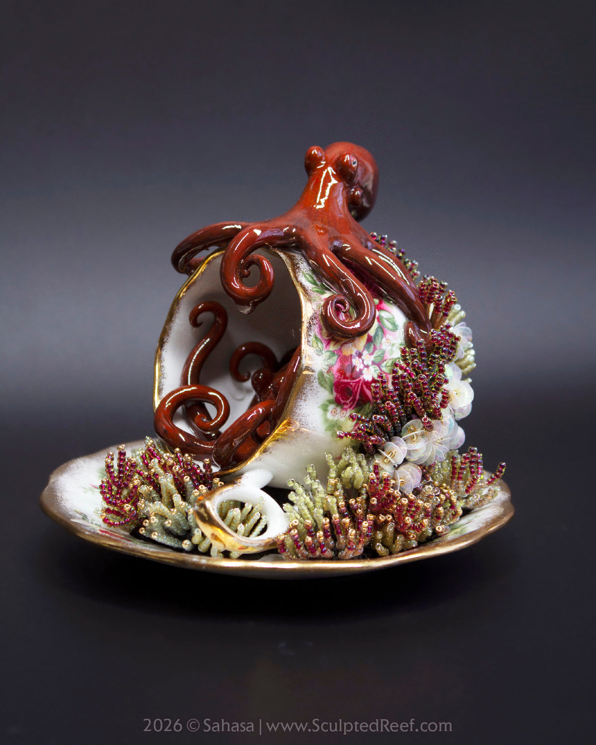 No.20 "Majestic II" Sculpted Reef Series - Giant Pacific Octopus Sculpture