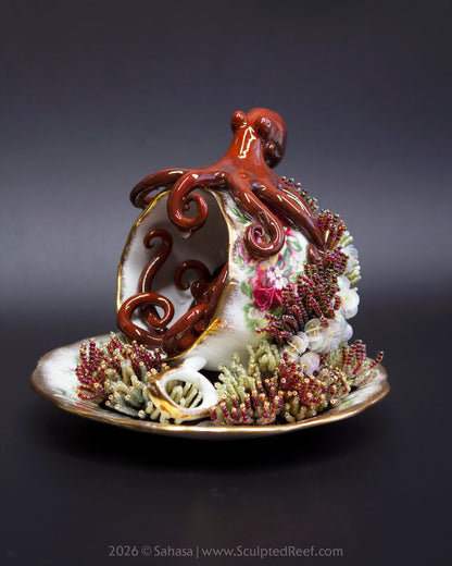 No.20 "Majestic II" Sculpted Reef Series - Giant Pacific Octopus Sculpture