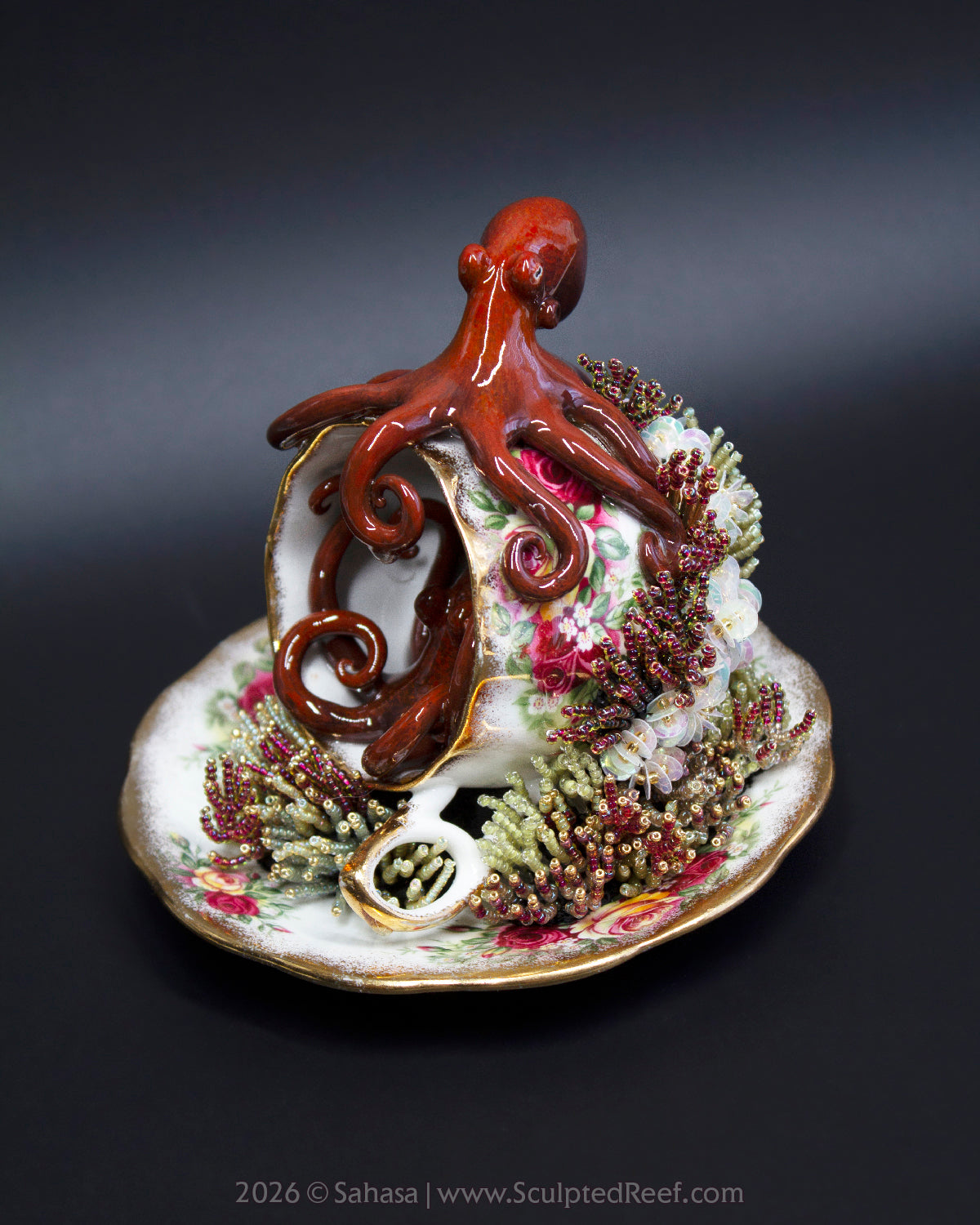No.20 "Majestic II" Sculpted Reef Series - Giant Pacific Octopus Sculpture