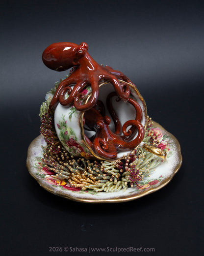 No.20 "Majestic II" Sculpted Reef Series - Giant Pacific Octopus Sculpture