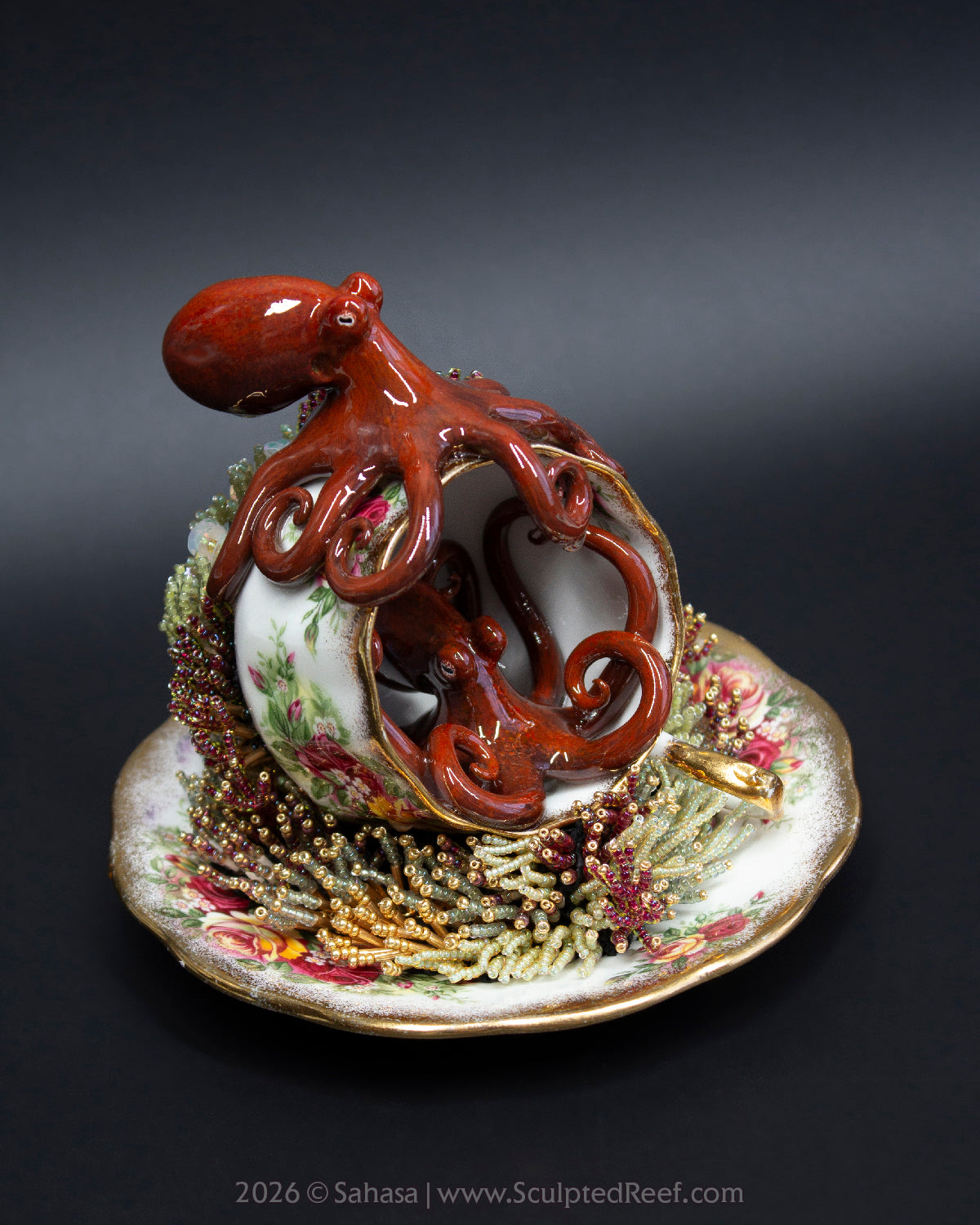 No.20 "Majestic II" Sculpted Reef Series - Giant Pacific Octopus Sculpture