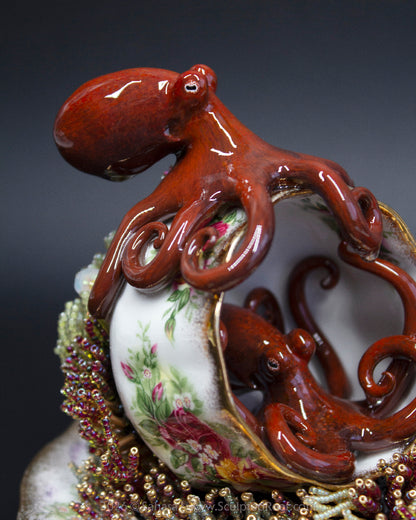 No.20 "Majestic II" Sculpted Reef Series - Giant Pacific Octopus Sculpture