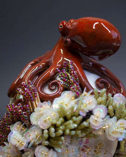 No.20 "Majestic II" Sculpted Reef Series - Giant Pacific Octopus Sculpture
