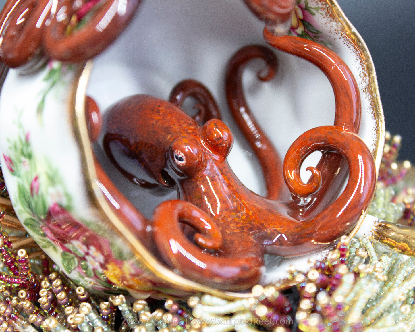 No.20 "Majestic II" Sculpted Reef Series - Giant Pacific Octopus Sculpture