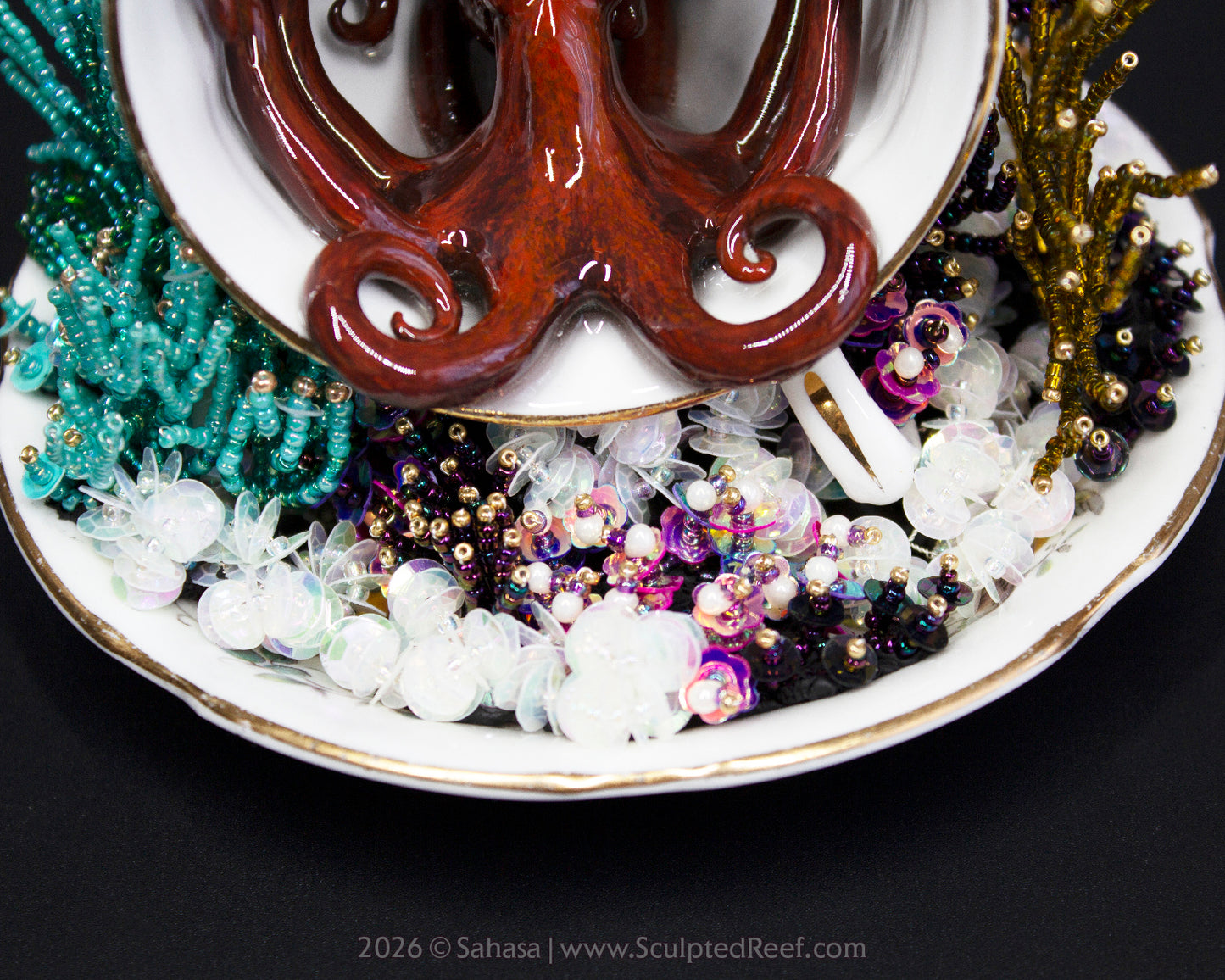 No.21 "Octopus Garden XI" Sculpted Reef Series - Giant Pacific Octopus Sculpture