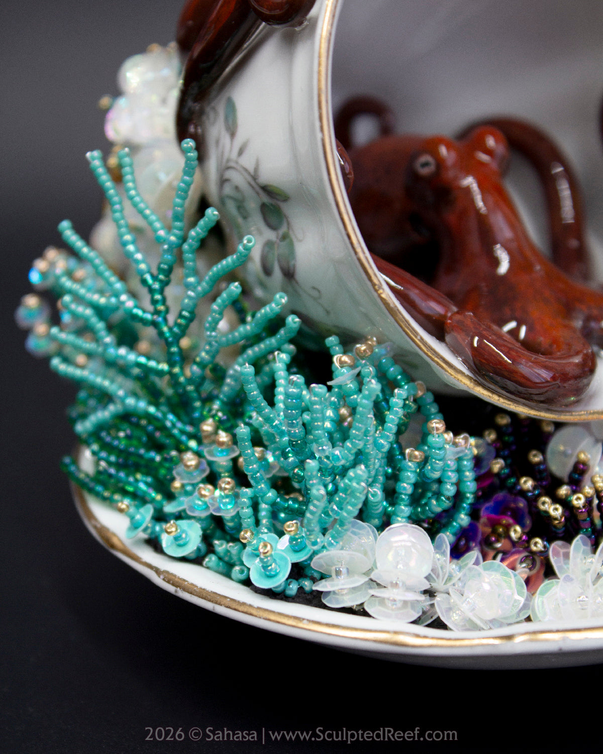 No.21 "Octopus Garden XI" Sculpted Reef Series - Giant Pacific Octopus Sculpture