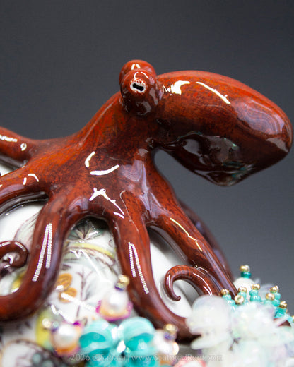 No.21 "Octopus Garden XI" Sculpted Reef Series - Giant Pacific Octopus Sculpture