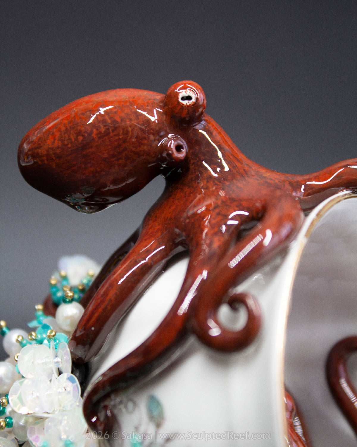 No.21 "Octopus Garden XI" Sculpted Reef Series - Giant Pacific Octopus Sculpture