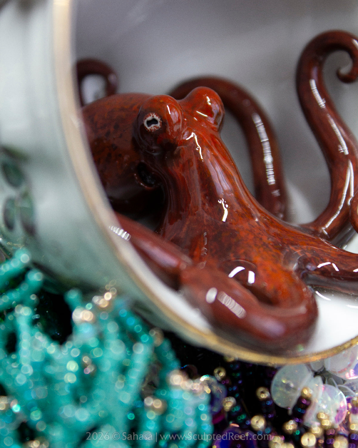No.21 "Octopus Garden XI" Sculpted Reef Series - Giant Pacific Octopus Sculpture