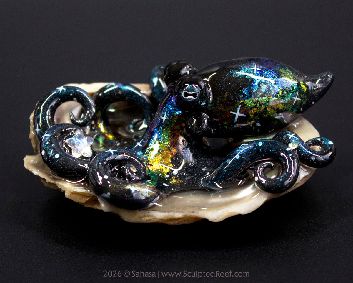 THALASSA - Shelltopus - OOAK Nebula Octopus Sculpture