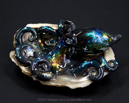 THALASSA - Shelltopus - OOAK Nebula Octopus Sculpture